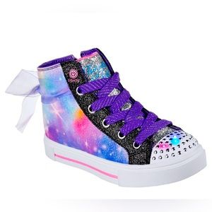 New Twinkle Toes -Twinkle Sparks - Bow Magic Light-Up Casual Sneakers Skechers